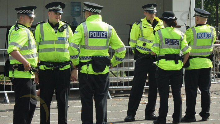 police reflective vest